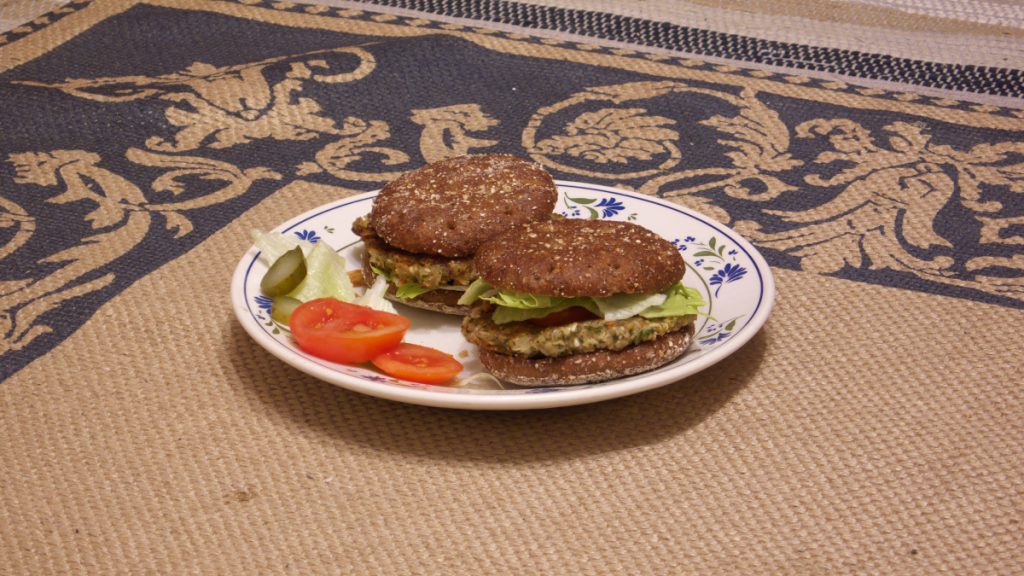 Burger mit Gemüsebratling