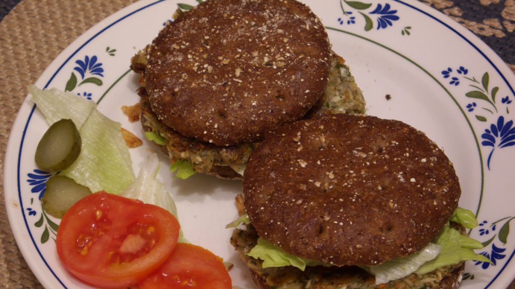 Burger mit Gemüsebratling