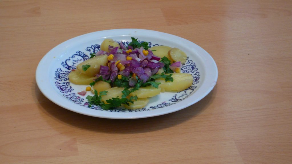 Petersilie Kartoffeln mit Zwiebeln